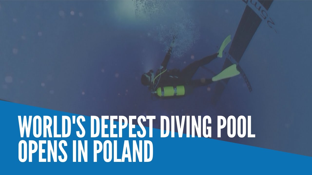 World's deepest diving pool opens in Poland