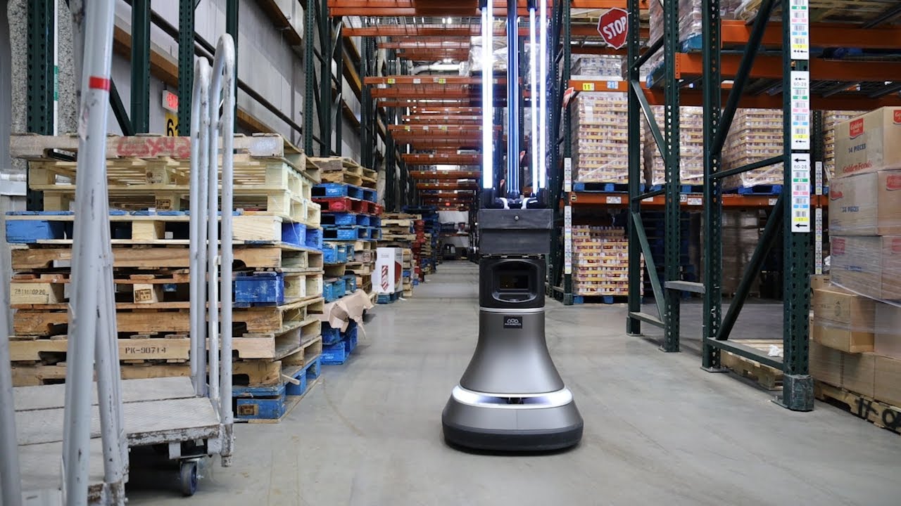 Disinfecting Spaces Using Robots