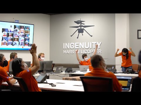 NASA’s Ingenuity Mars Helicopter Successfully Completes First Flight
